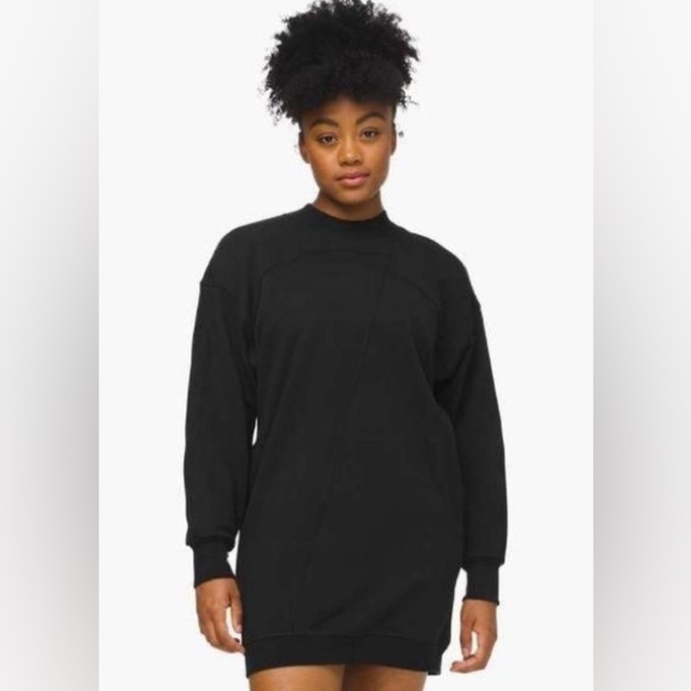 Lululemon Tunic Length Black Sweatshirt